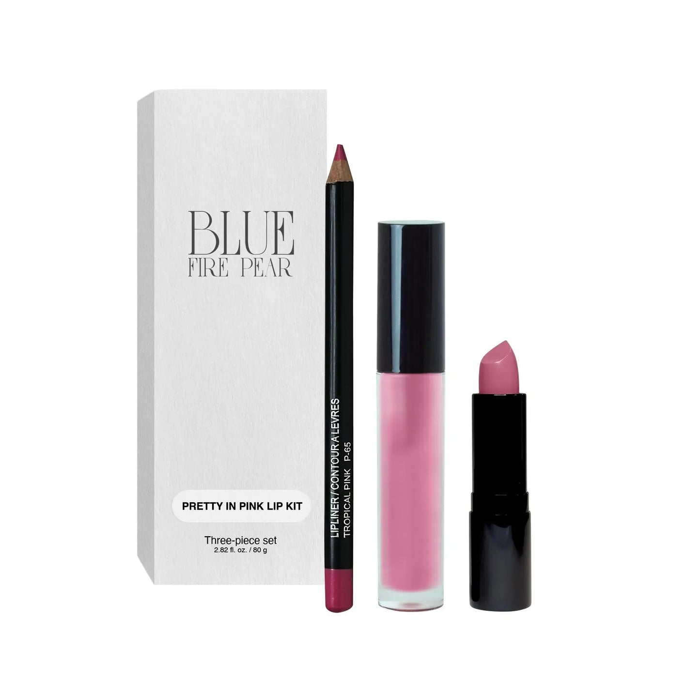 Lip Kit - Pretty In Pink - Premium Lipstick from Blue Fire Pear - Just $45! Shop now at Blue Fire Pear