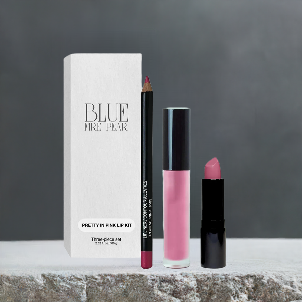 Lip Kit - Pretty In Pink - Premium Lipstick from Blue Fire Pear - Just $45! Shop now at Blue Fire Pear