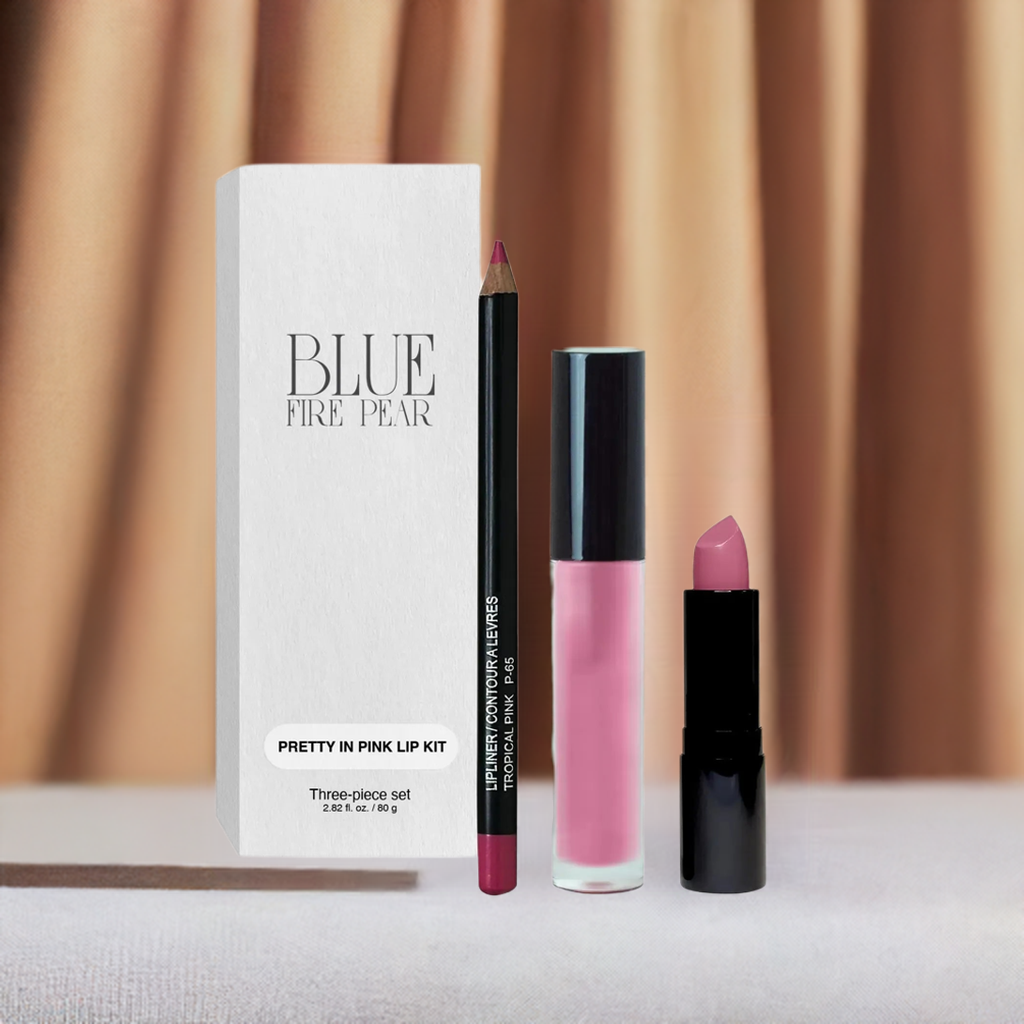 Lip Kit - Pretty In Pink - Premium Lipstick from Blue Fire Pear - Just $45! Shop now at Blue Fire Pear