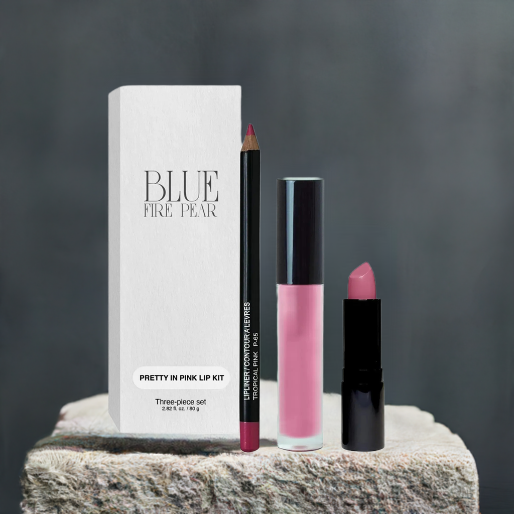 Lip Kit - Pretty In Pink - Premium Lipstick from Blue Fire Pear - Just $45! Shop now at Blue Fire Pear