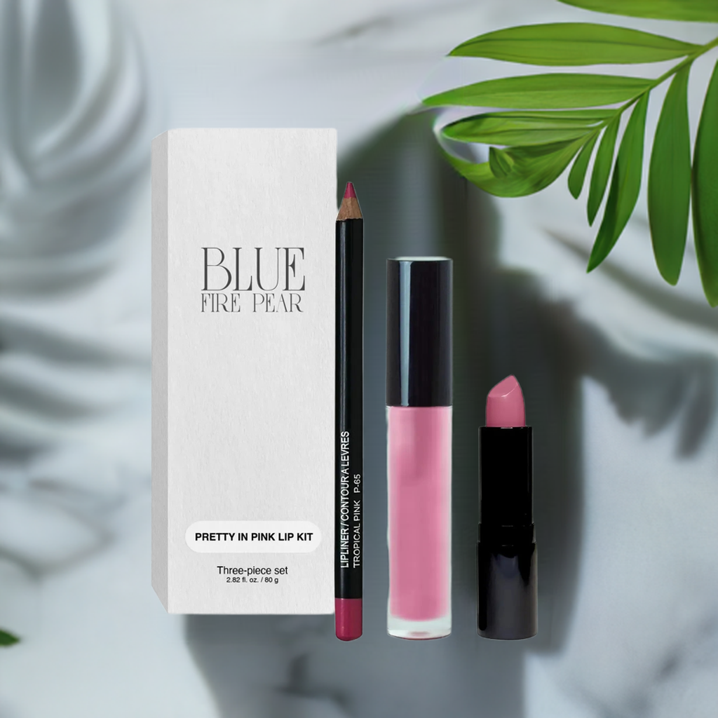 Lip Kit - Pretty In Pink - Premium Lipstick from Blue Fire Pear - Just $45! Shop now at Blue Fire Pear