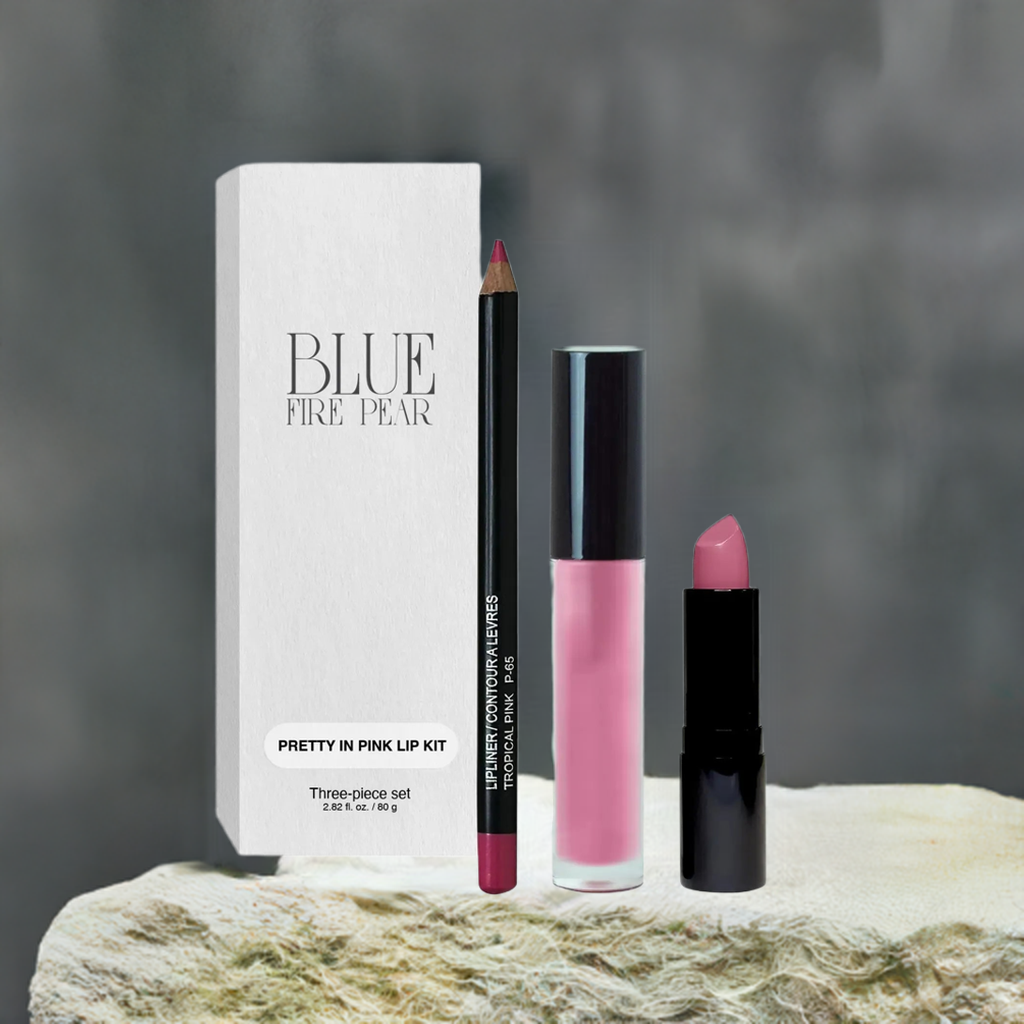 Lip Kit - Pretty In Pink - Premium Lipstick from Blue Fire Pear - Just $45! Shop now at Blue Fire Pear