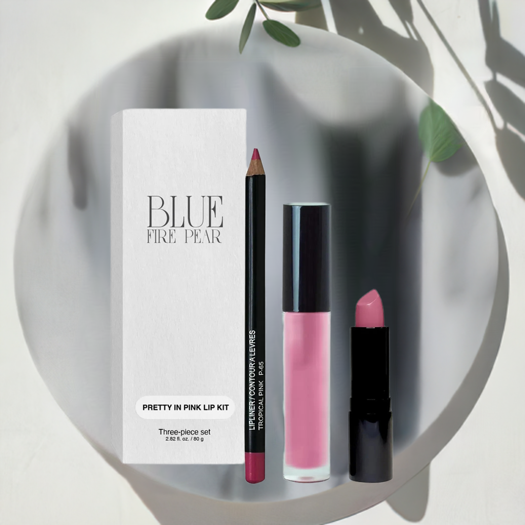 Lip Kit - Pretty In Pink - Premium Lipstick from Blue Fire Pear - Just $45! Shop now at Blue Fire Pear