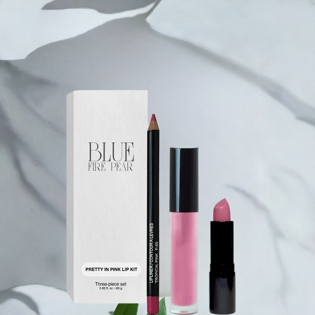 Lip Kit - Pretty In Pink - Premium Lipstick from Blue Fire Pear - Just $45! Shop now at Blue Fire Pear