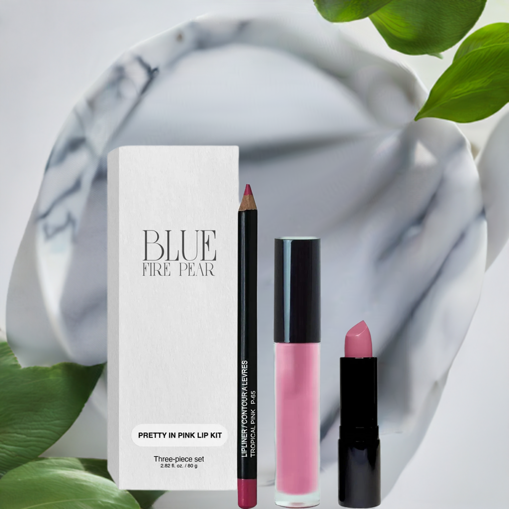 Lip Kit - Pretty In Pink - Premium Lipstick from Blue Fire Pear - Just $45! Shop now at Blue Fire Pear